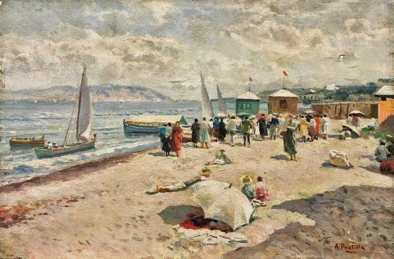  176-Sulla spiaggia  